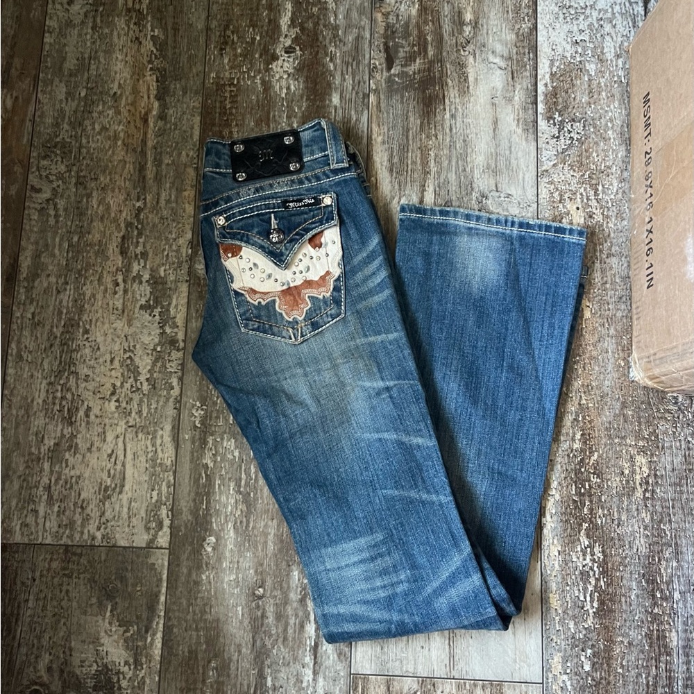 Miss Me Jeans with Embellished Pockets